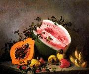 Mota, Jose de la Papaya and watermelon oil painting picture wholesale